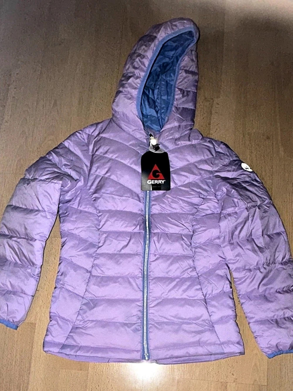 Gerry Girls Frost Lilac Puffer Jacket 10/12 Purple & Blue NWT